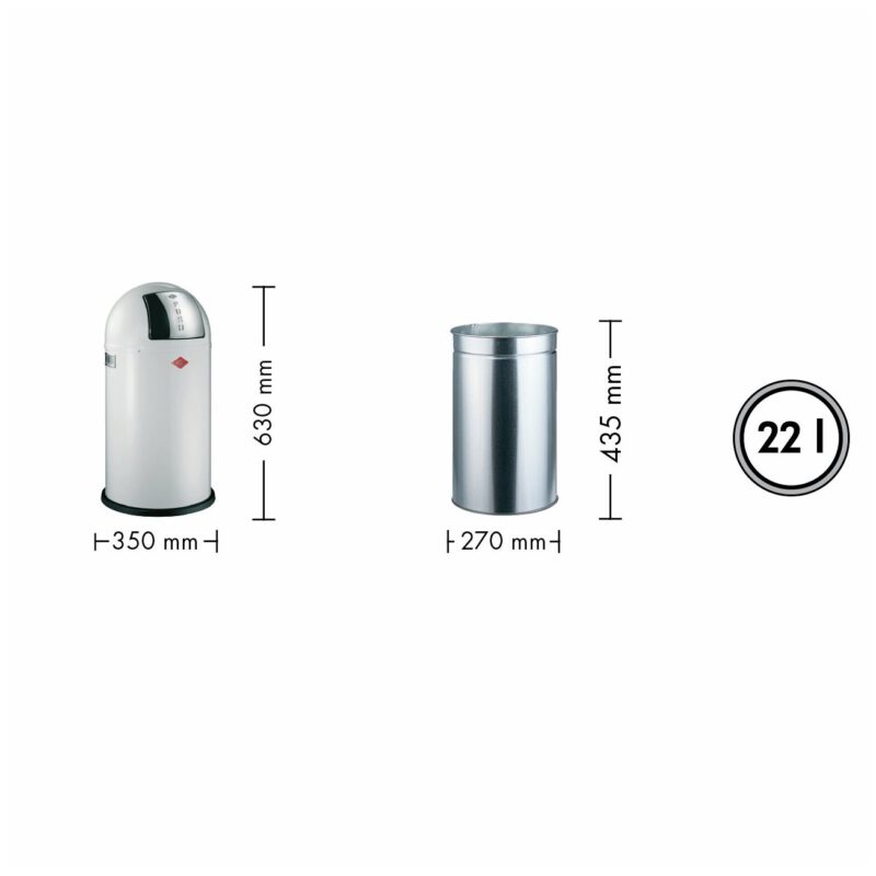 WESCO® Pushboy® Junior, Mülleimer – Bild 3