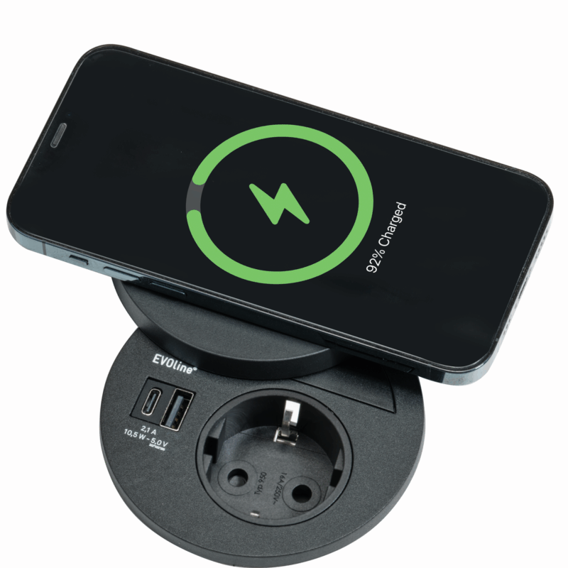 Evoline® Circle80 DisQ, mit Schukosteckdose