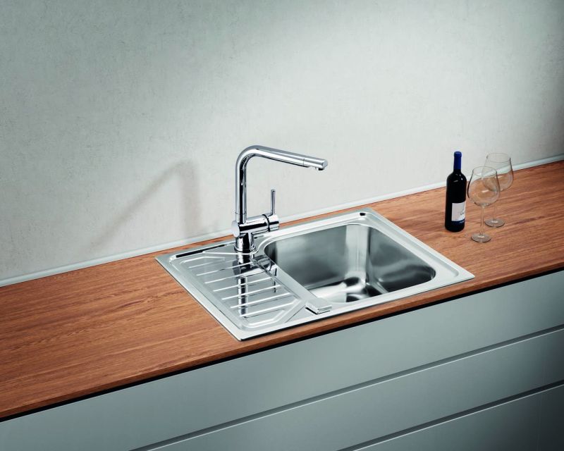 Nava 2, Edelstahlspüle - Set (Spüle + Armatur)