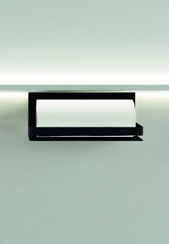 transFORM Papierrollenhalter, schwarz matt